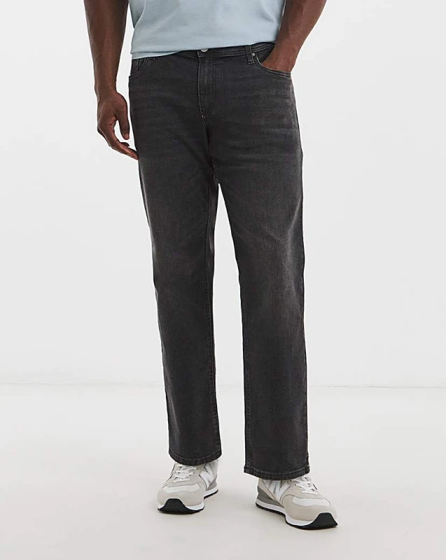 Image of jack & jones Jack & Jones Glenn Slim Fit Jeans Black Denim - JACK & JONES - Size: 42L Black Denim Male 42L VP25515