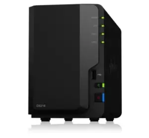 Image of Synology DS218 12TB (2 x 6TB TOSH N300) - 2 Bay Desktop NAS Unit
