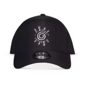 Image of Naruto Shippuden Curved Bill Cap Woven Logo