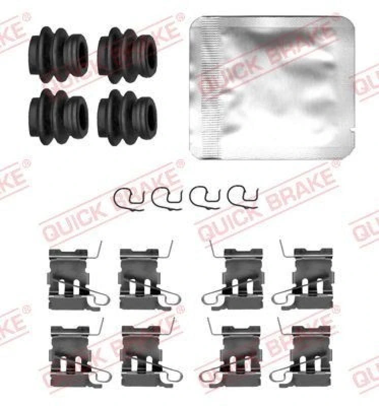 Image of QUICK BRAKE Brake pad fitting kit QUICK BRAKE 109-0182