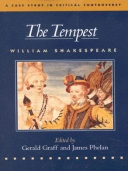 Image of William Shakespeare the Tempest by William Shakespeare and Gerald Graff and James Phelan Paperback