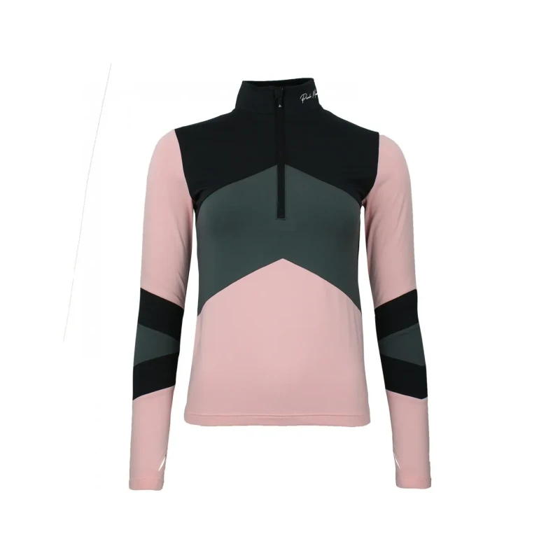 Image of Womens 1st skin t-shirt with zip Peak Mountain Rose Female L