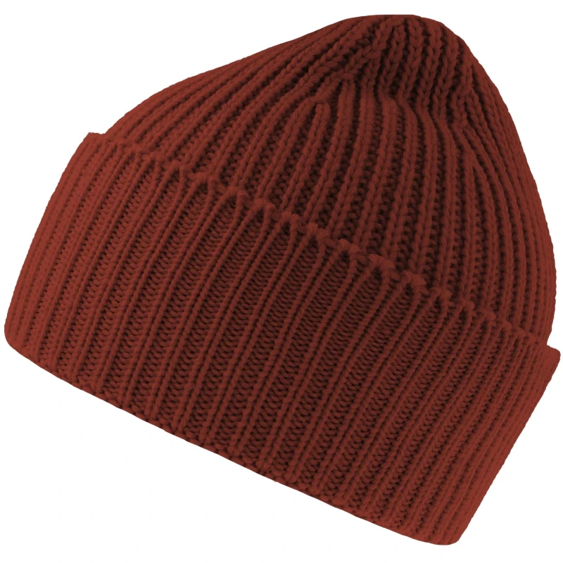 Image of Atlantis Atlantis Men Oak Chunky Knit Beanie in Light Brown Light Brown One Size Male 5063527805324