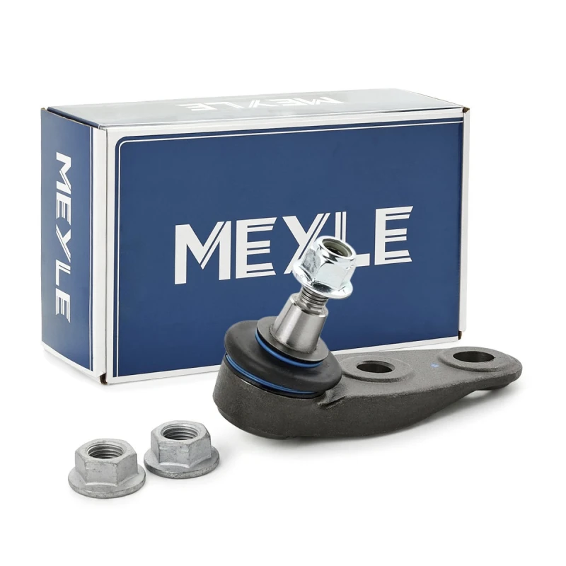 Image of MEYLE 316 010 0010 Ball joint Original Quality, Front Axle Left, with fastening/mounting material Support-/Steering Link (2462)