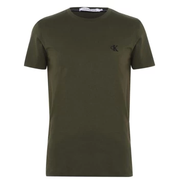 Image of Calvin Klein Jeans Essential T Shirt - Olive LLD