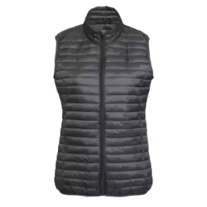 image of 2786 Womens/Ladies Tribe Fineline Padded Gilet/Bodywarmer (XL) (Bright Yellow)