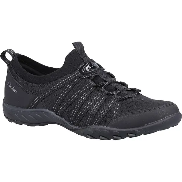 Image of Skechers Womens Breather Easy First Light Vegan Slip On Trainers Shoes - UK 4