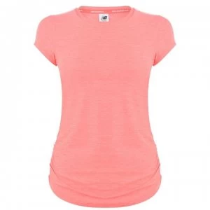 image of New Balance Transform T Shirt Ladies - Fluo Pink