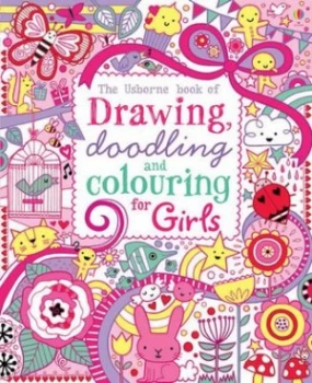 Image of Drawing Doodling and Colouring Girls by Lucy Bowman Paperback