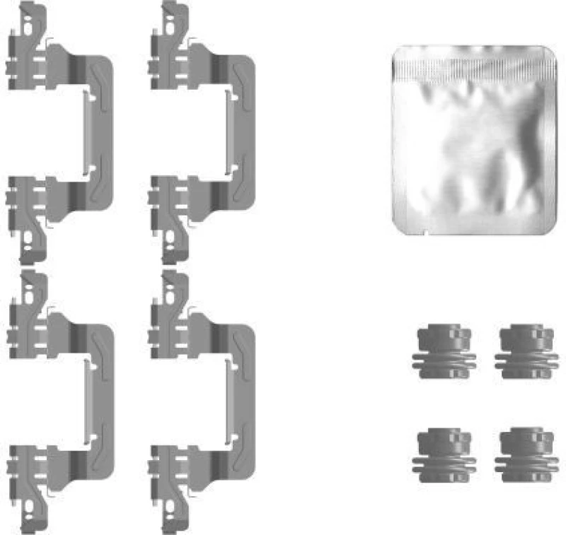 Image of Brake pad fitting kit TEXTAR 82558000