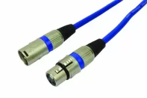 Image of Cobra Balanced XLR Mic Lead 10m Blue