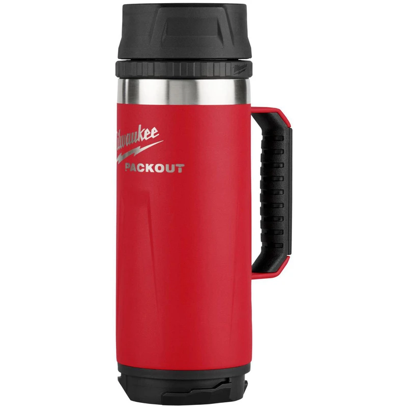 Image of Milwaukee Packout Drinks Mug Sip Lid 4932493471 Colour: Red