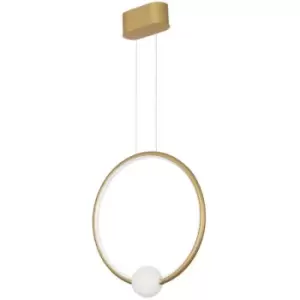 Image of Netlighting Merano Angeles Integrated LED Pendant Ceiling Light Dimmable Black A