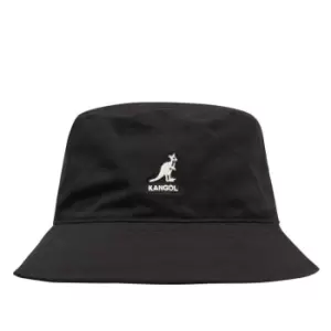Image of KANGOL Washed Bucket Hat - Black