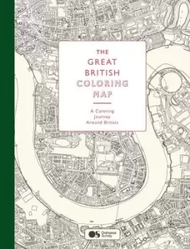 Image of The Great British Colouring Map by Ordance Survey