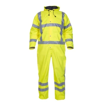 image of Ureterp SNS High Visibility Waterproof Coverall Saturn Yellow - Size 2XL