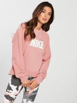 Image of Nike Sportswear Optic Crew Sweat Pink Size L Women