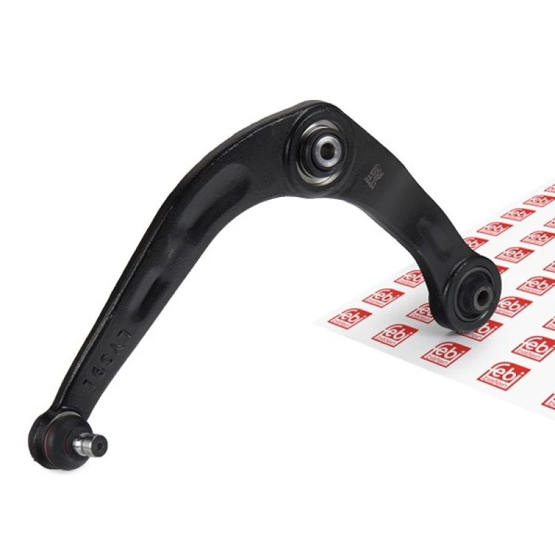 Image of FEBI BILSTEIN 29424 Suspension arm Control Arm, Cast Steel, Lower, with ball joint, with rubber mounts Cast Steel Track Control Arm (273)
