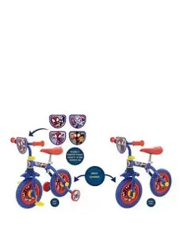Image of Marvel Spidey Switch It 2-in-1 Training Bike