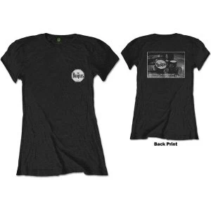 Image of The Beatles - Washington Coliseum Womens Large T-Shirt - Black