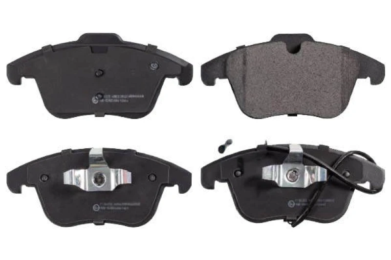 Image of Blue PRINT ADV184209 Brake pad set Front Axle, incl. wear warning contact, with piston clip Brake Pad Set,disc brake (402)