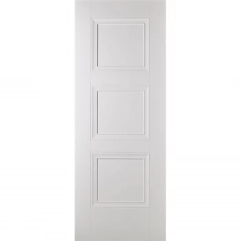 image of Amsterdam Internal Primed White 3 Panel Door - 762 x 1981mm