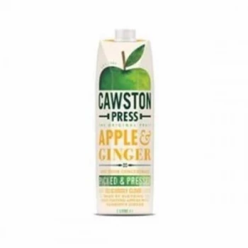 image of Cawston Apple & Ginger Juice - Pressed - 1Ltr