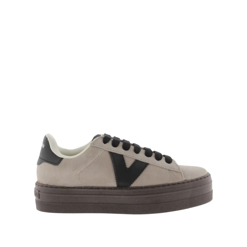 Image of Victoria Womens suede trainers Victoria Barcelona Deportivo Beige Female 36