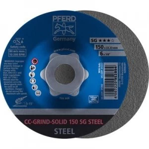 image of PFERD 64185150 Cc-Grind-Solid Sg Steel Grinding disc 150 mm 10 pc(s)