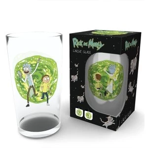 image of Rick and Morty Portal Large Glass