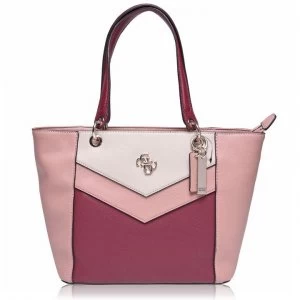 image of Guess Mul Kamryn Tote Bag - MERLOT MULTI