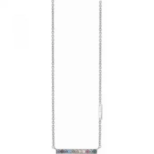 image of Ladies Guess Rhodium Plated Miami Necklace