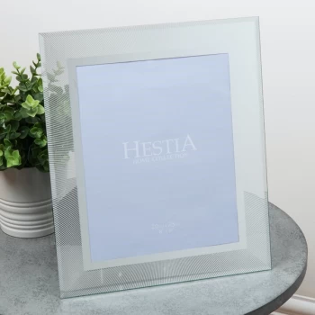 Image of Mirror Glass Starburst Photo Frame 8x10