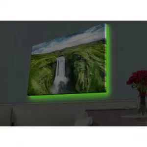 Image of 4570HDACT-092 Multicolor Decorative LED Lighted Canvas Painting