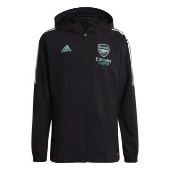 Image of adidas Arsenal Presentation Jacket 2021 2022 Mens - black