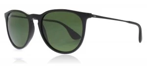 image of Ray-Ban Erika Sunglasses Black 601/2P Polariserade 54mm