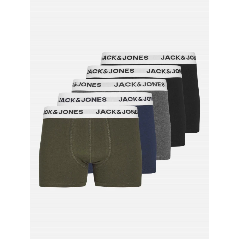 Image of Jack and Jones Kids White Waistband Trunks Black male 8 Years