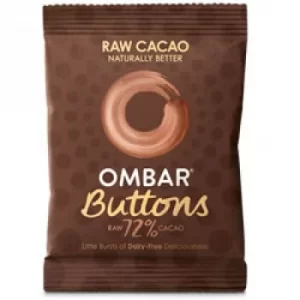 image of Ombar 72% Raw Buttons 25g