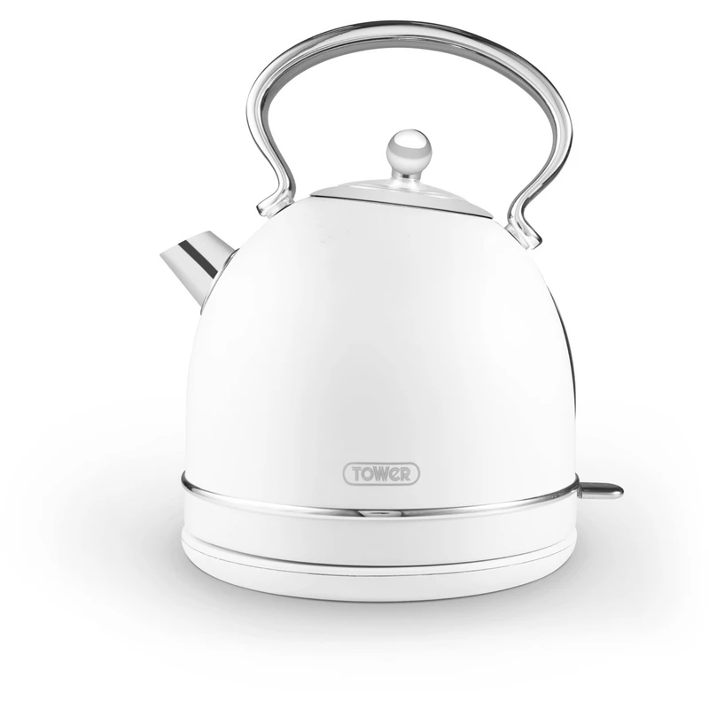 Image of Tower T10076WHT 1.7L Dome Kettle