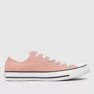 image of Converse Pink Ctas Ox Trainers