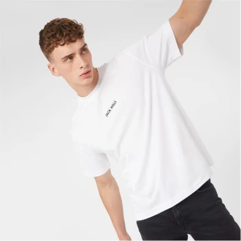 Image of Jack Wills Graphic Logo T-Shirt - White