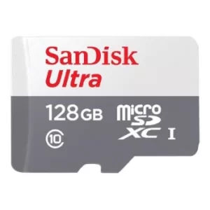 Image of 128GB MicroSDXC, UHS-I, SD Adapter