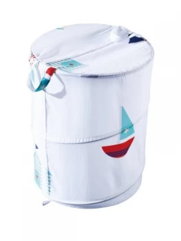 image of Aqualona Beach Hut Pop Up Laundry Bin