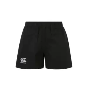 Image of Canterbury Junior Professional Cotton Short Black 12 Years