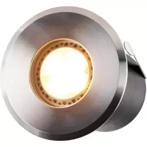 image of Ellumiere Large Outdoor Warm White LED Deck Light in Stainless Steel