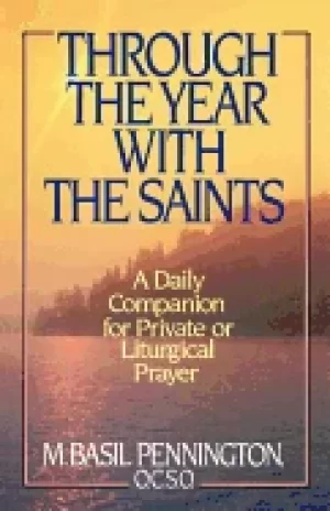 Image of through the year with the saints