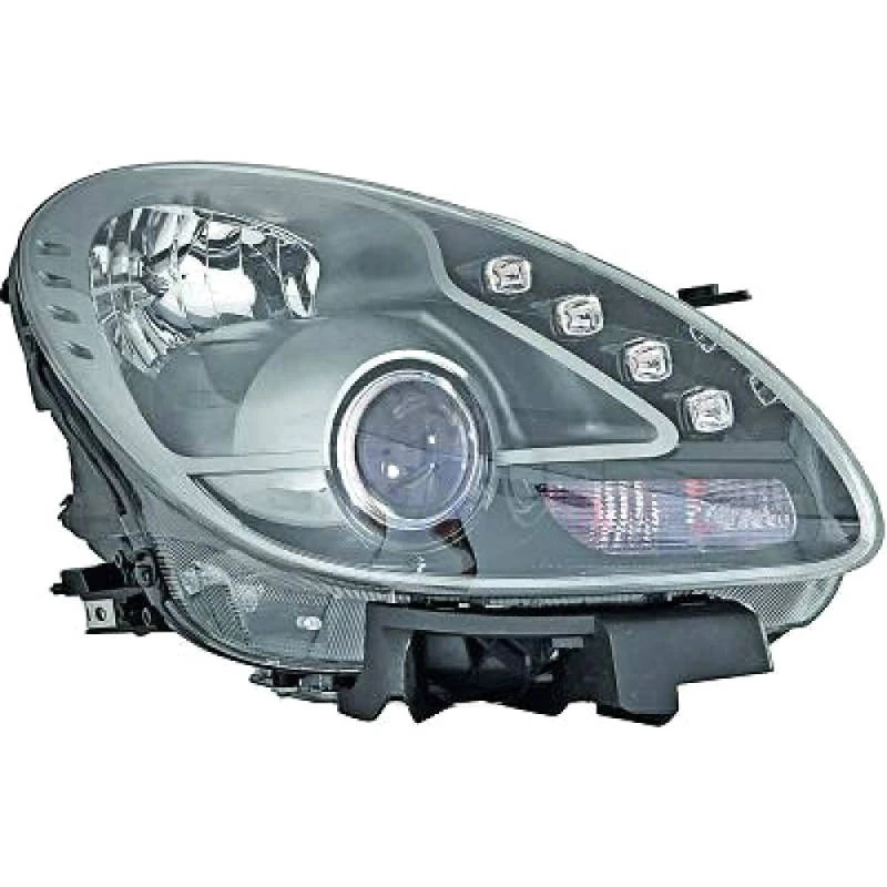 Image of DIEDERICHS 3042082 Headlights H1, Right, with motor for headlamp levelling, Halogen Headlight (259)