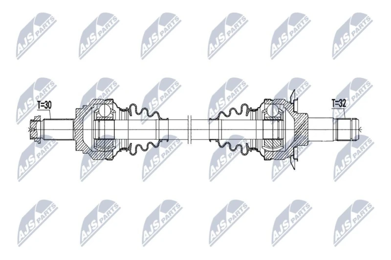 Image of NTY Drive shaft NTY NPW-BM-231