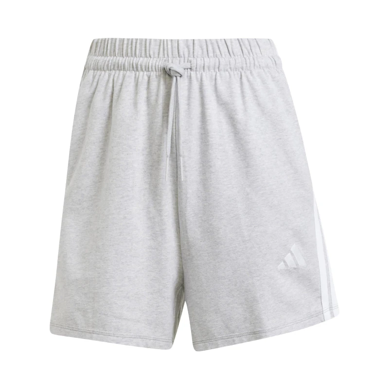 Image of adidas Essentials 3 Stripe Shorts Womens Grey female L (16-18)