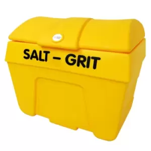 Image of Green 400L Heavy-Duty Polyethylene Grit Bin - 900 x 650 x 1050mm